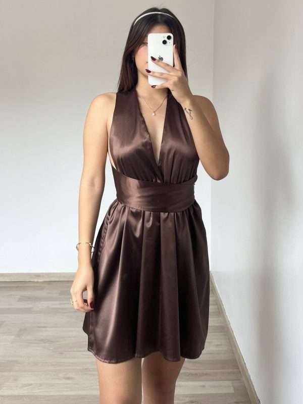 Vestido Satinado Violetta