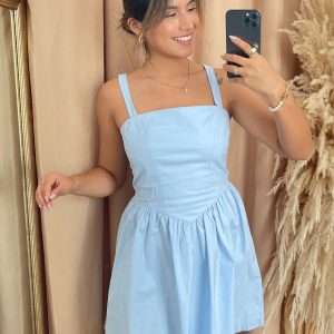 Vestido Mafer - Celeste, L