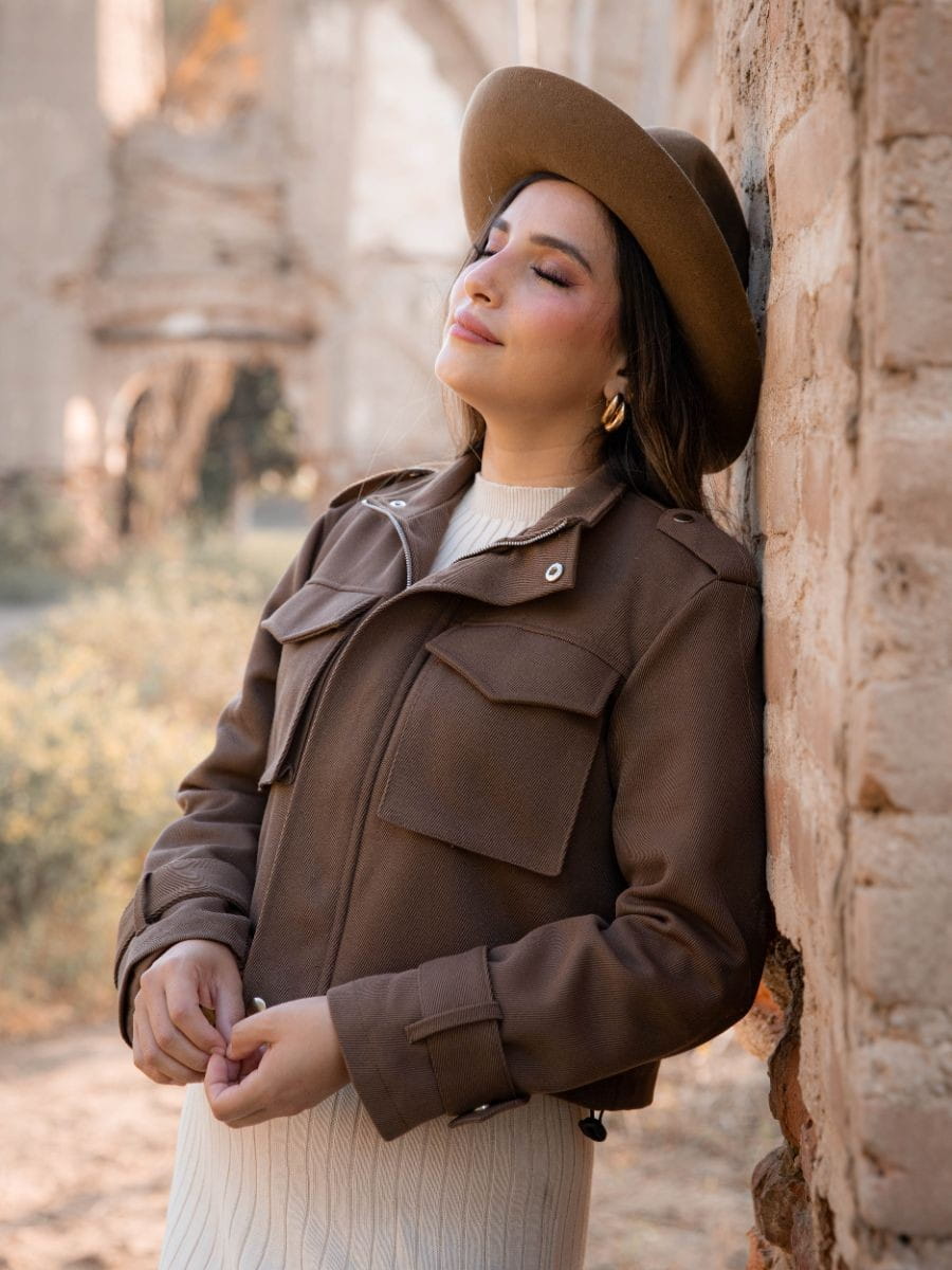 Jacket Military – Chocolate