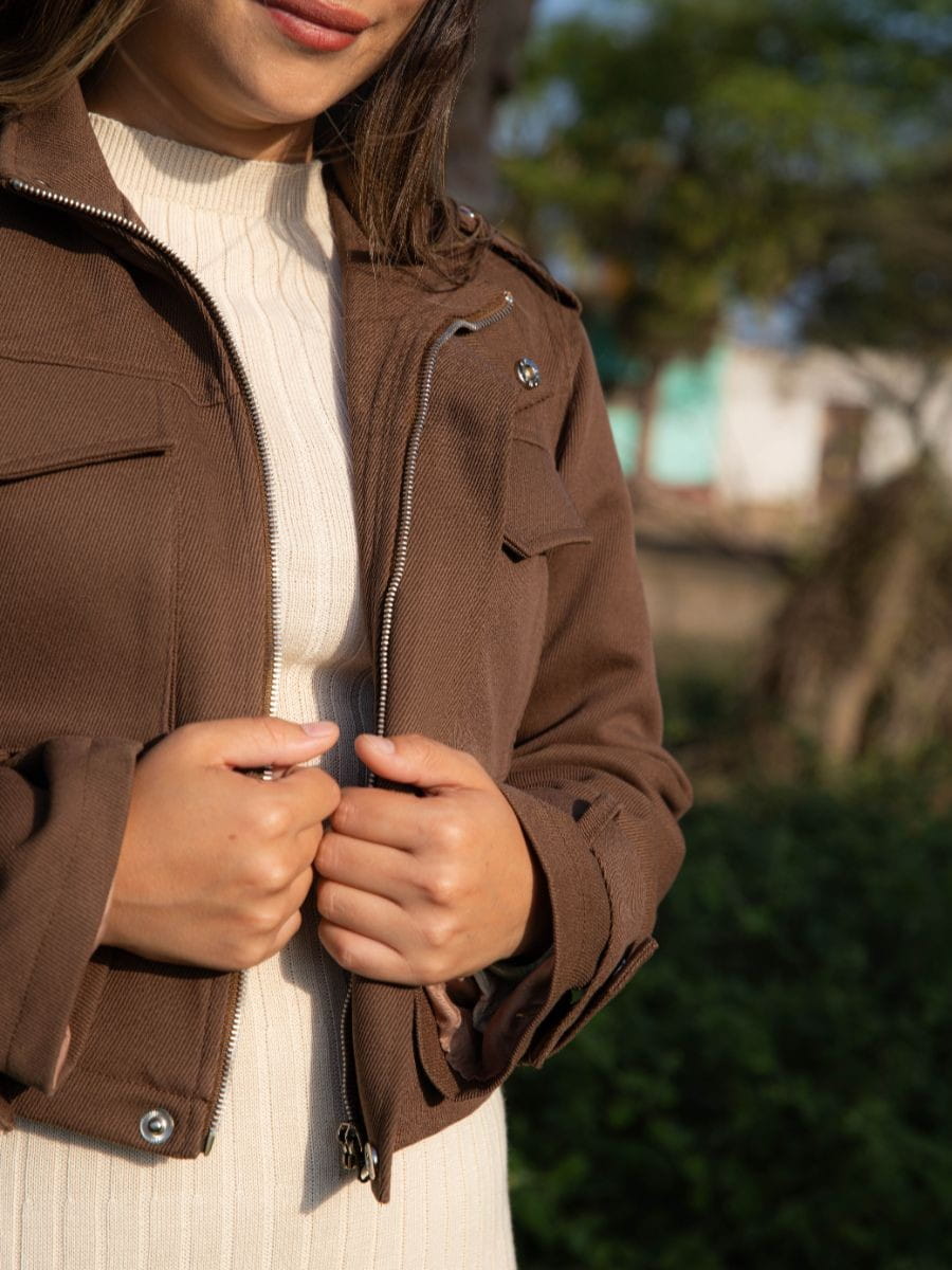 Jacket Military – Chocolate - Imagen 2