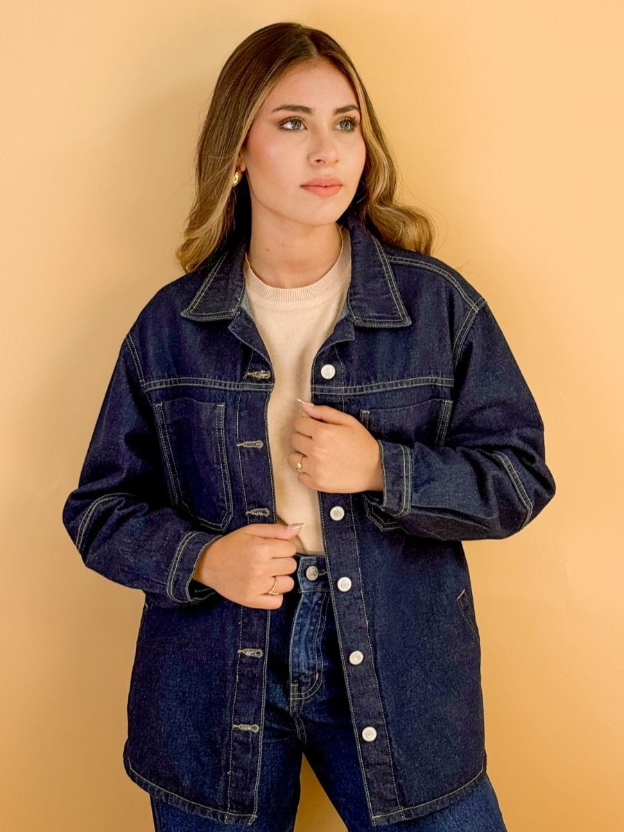 Casaca Jean Oversize