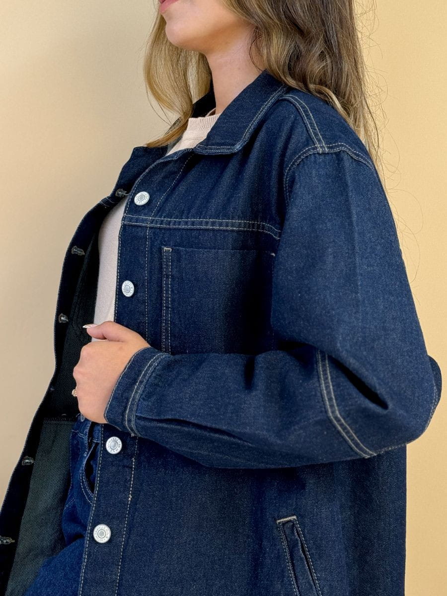 Casaca Jean Oversize - Imagen 7
